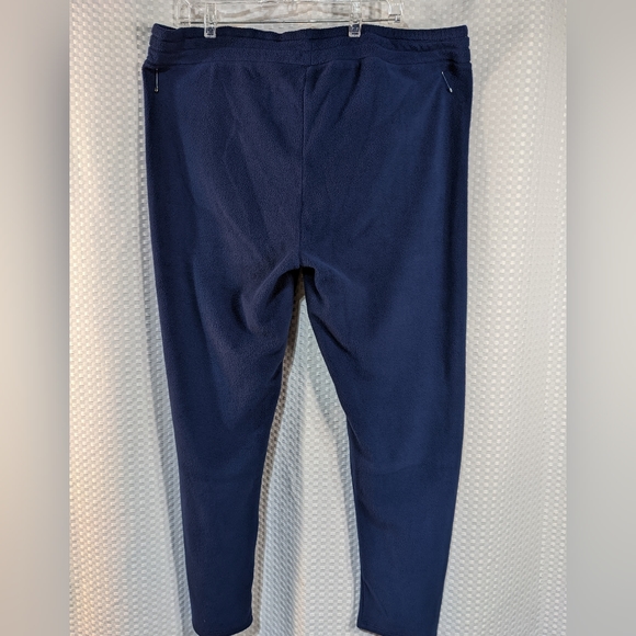 Cuddl Duds fleece lounge pants navy skinny leg size 3X fleece wear with stretch - Picture 3 of 11